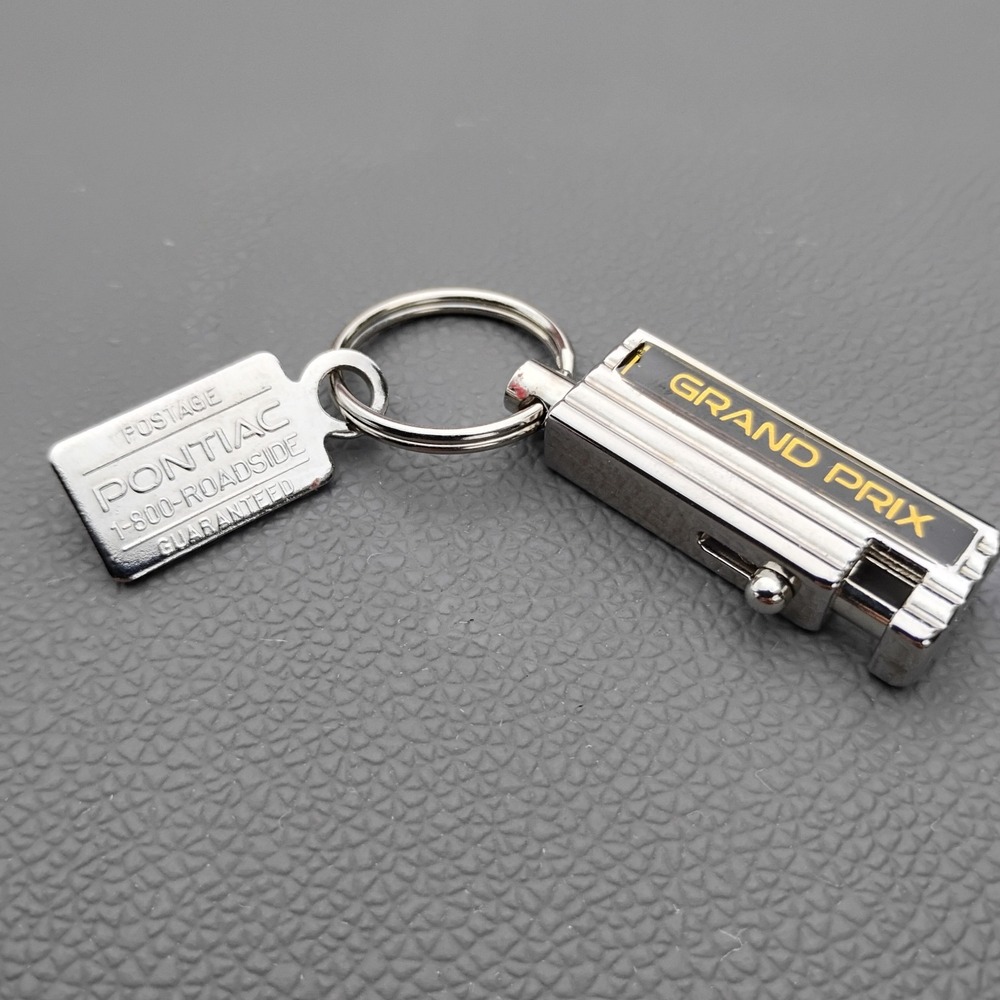Vintage Pontiac Grand Prix Auto Car Drop In Mailbox Birmingham Michigan Keychain
